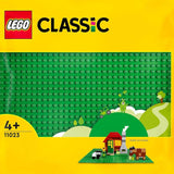 LEGO 11023 Placa de construcción clásica verde, placa base cuadrada con huecos de 32X32 como base para construir y otros sets LEGO Juegos de construcción Besuche den LEGO-Store Single