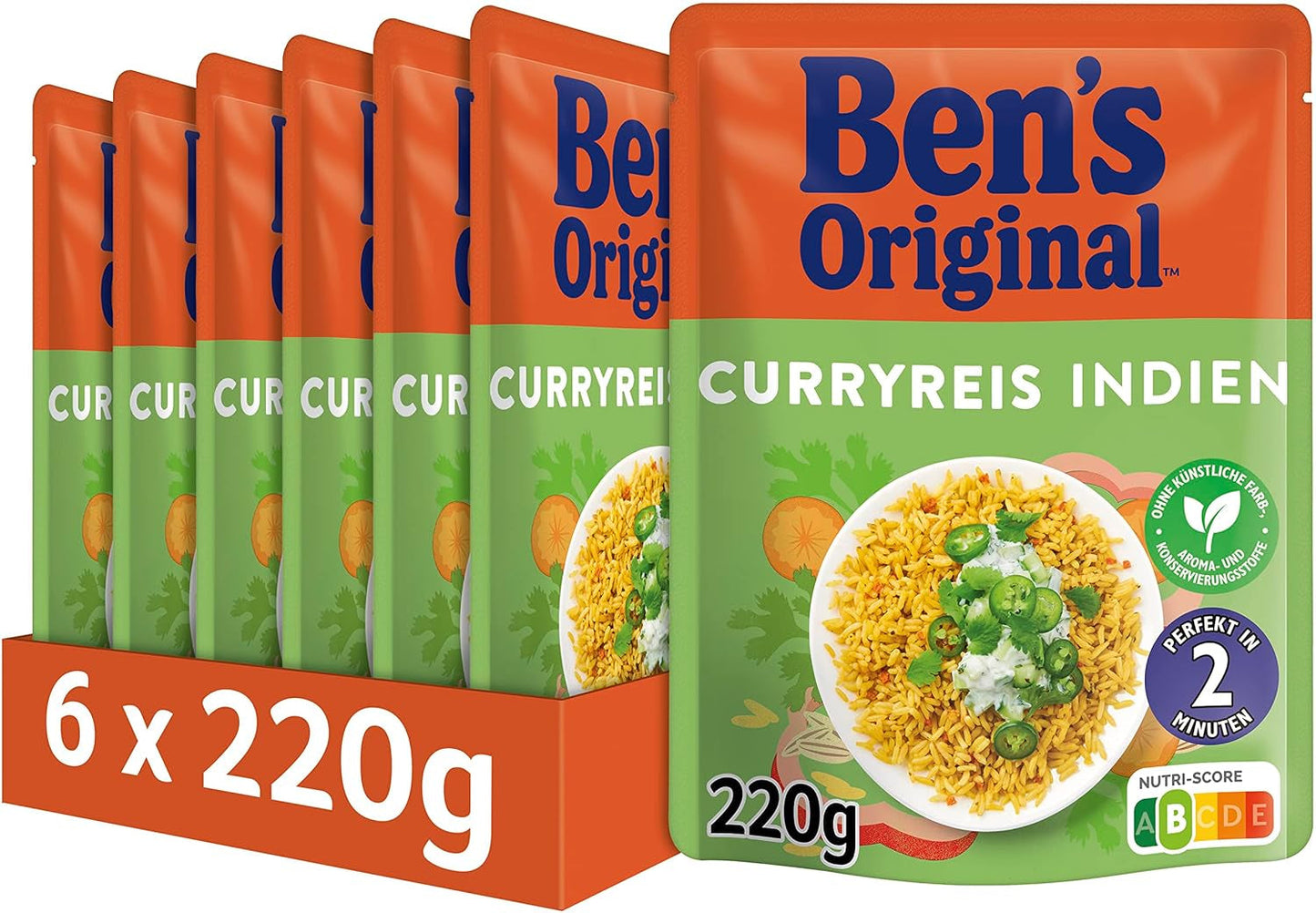 BEN'S ORIGINAL™ arroz mexicano express 6 x 220g