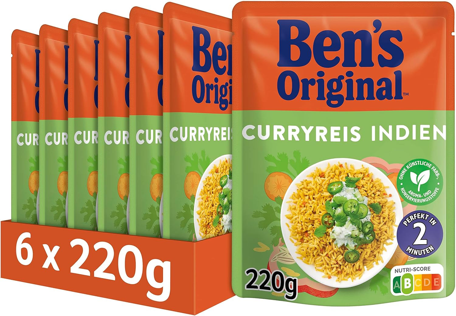 BEN'S ORIGINAL™ arroz mexicano express 6 x 220g