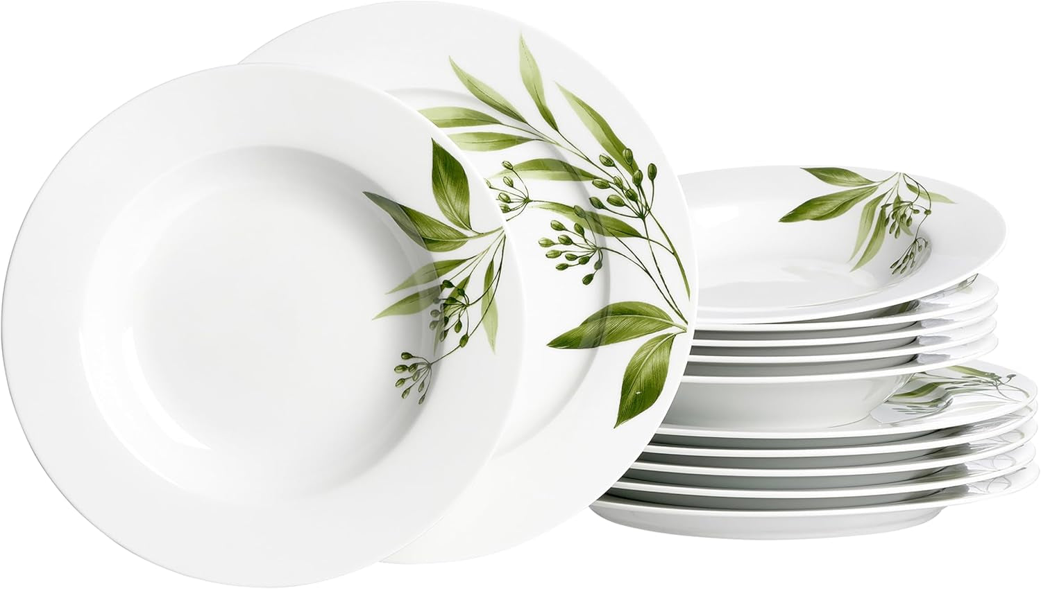 Ritzenhoff & Breker Evora vajilla 12 piezas, porcelana, blanco