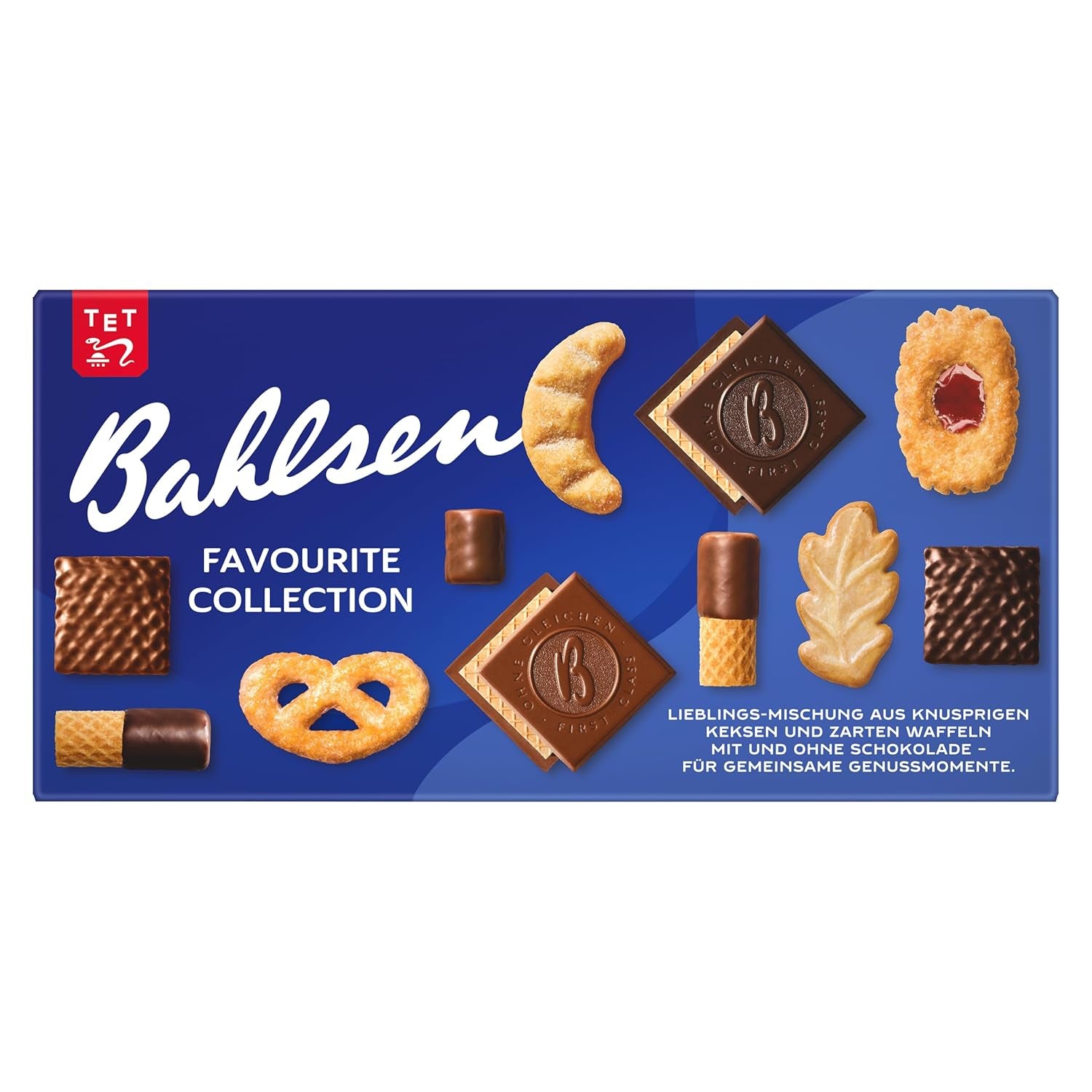 Bahlsen Favourite Collection S Paquete de 6 galletas crujientes y mezcla de oblea con chocolate amargo y leche (6 x 161 g / 966 g)