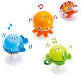 Set sonajero con ventosa Hape | Tres animales con elementos de mordedor, tortuga, pulpo y ballena | Juguete educativo desde 0 meses Baby Toys Naty Shop Single