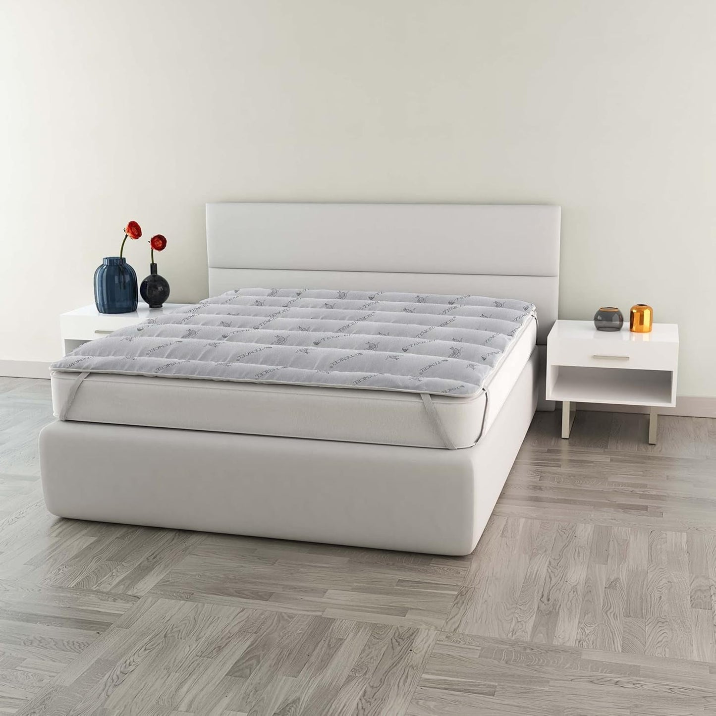 MB Home Italia, Topper, Termocontrol, Doble 160X195 Cm Edredones y edredones Naty Shop Doble 160X195 Cm Tencel