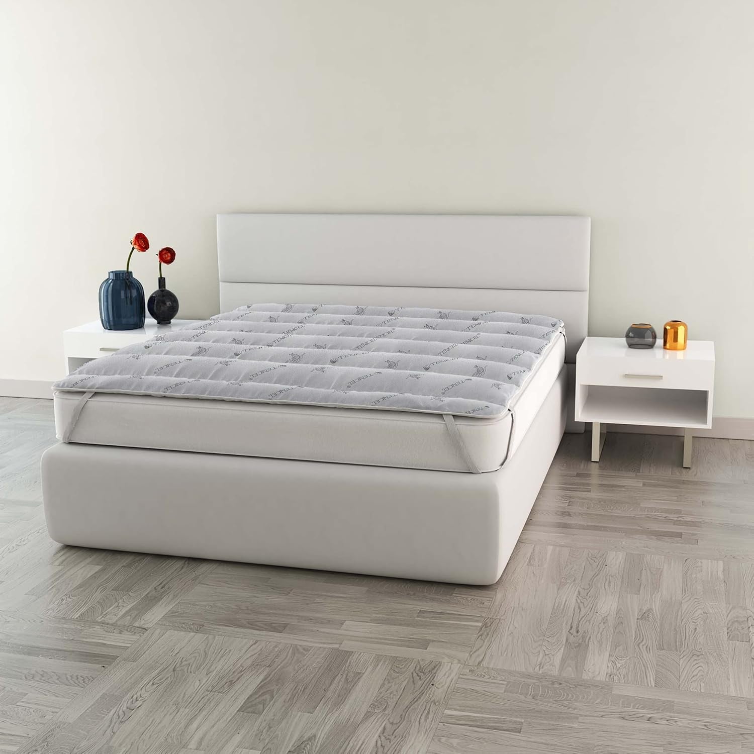 MB Home Italia, Topper, Termocontrol, Doble 160X195 Cm Edredones y edredones Naty Shop Doble 160X195 Cm Tencel