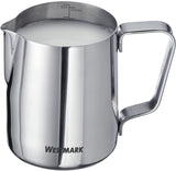 Westmark Brasilia Jarra de leche 200 ml - ideal para crema de café, leche, miel y otros aditivos de café y té, accesorio de barista - acero inoxidable