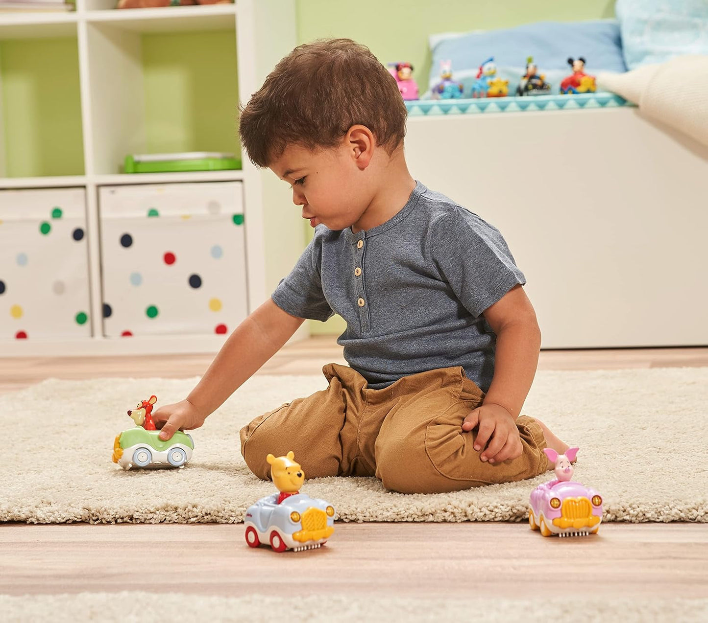 Vtech TUT TUT Baby Flitzer - Coche descapotable de Tigger - Coche de juguete con música, frases y sonidos interesantes - Para niños de 1 a 5 años Bebe Toys Naty Shop