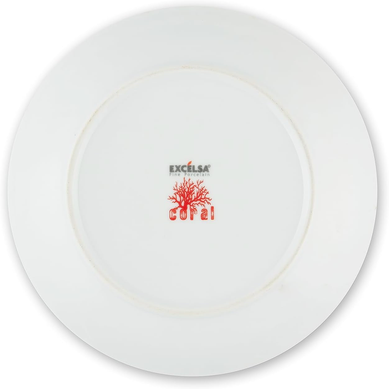 Servicio de mesa Excelsa Coral, 18 piezas, porcelana, rojo