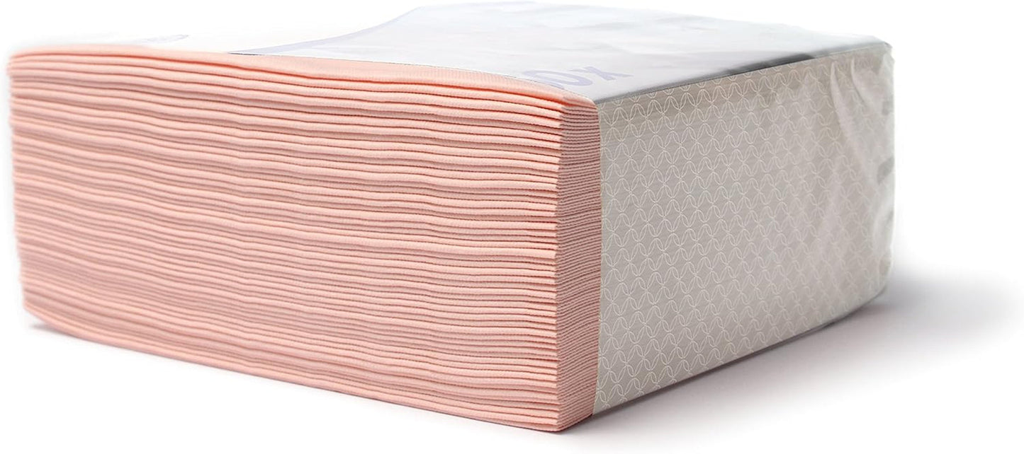 Servilletas Alvotex CHIC Airlaid 50, Simil Tela, Alta Calidad, Servilleta Desechable, Rosa, 40X40Cm, As40X40