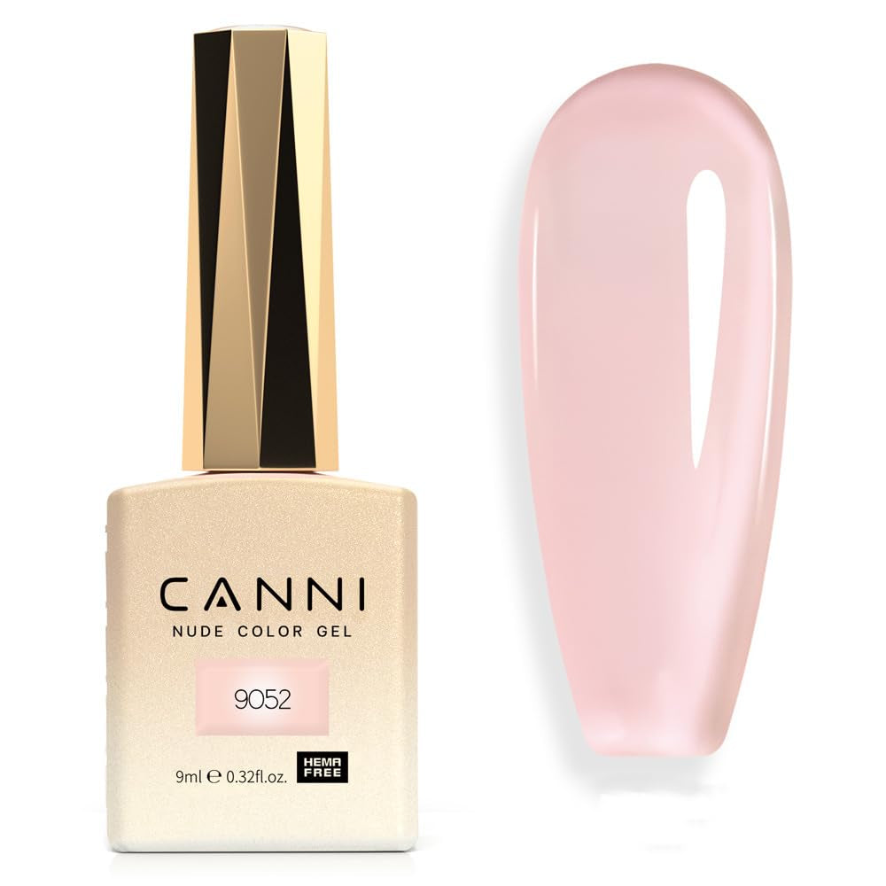 CANNI esmalte de uñas en gel, semipermanente, morado oscuro, esmalte de uñas, gel UV, remojo, manicura