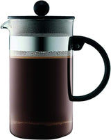 Cafetera Bodum 1582-01 bistroNOUVEAU (sistema French Press, apta para lavavajillas), 1,5 litros, negra