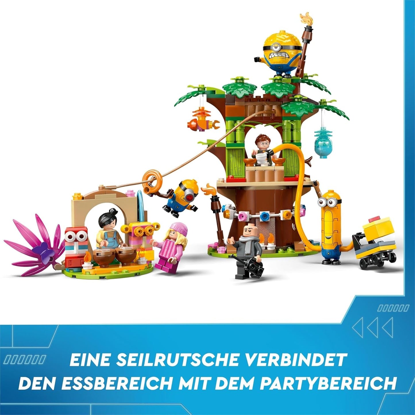 LEGO I - Simply Incorregible 4 Villa familiar de Gru y Minions I - Set de juego de la película Simply Incorregible 4 Juguete infantil de regalo para niños y niñas a partir de 8 años 75583 Juegos de construcción Beuche den LEGO-Store