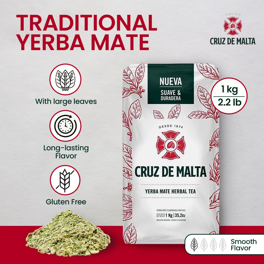 Mate argentino con trozos de tallos, 1 kg.