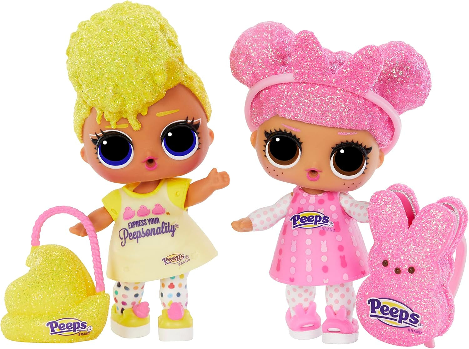 JAJAJA. ¡Sorpresa! Loves Mini Sweets Peeps - Cute Bunny - Limitierte Auflage mit Frühlingsthema - Sammlerpuppe mit 7 Überraschungen - Für Mädchen, Jungen und Sammler ab 4 Jahren