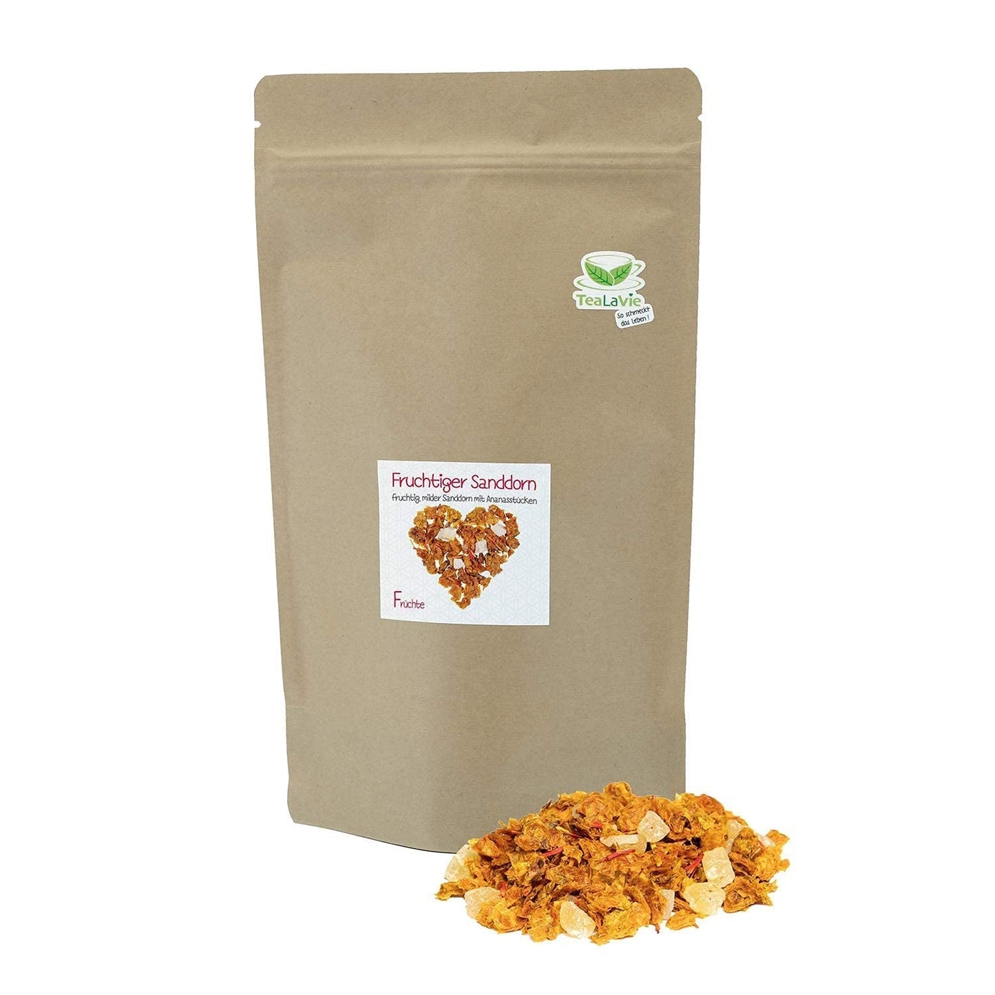 Tealavie - Té para niños sin azúcar - Fresas silvestres y ruibarbo (200 g) Tealavie Fruit - Té de frutas a granel