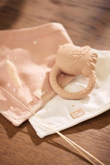 Jollein Mordedor de caucho natural para bebé - Hermosos pájaros - Mordedor para bebé - Ayuda para la dentición - Inofensivo y libre de BPA - Juguete para bebé