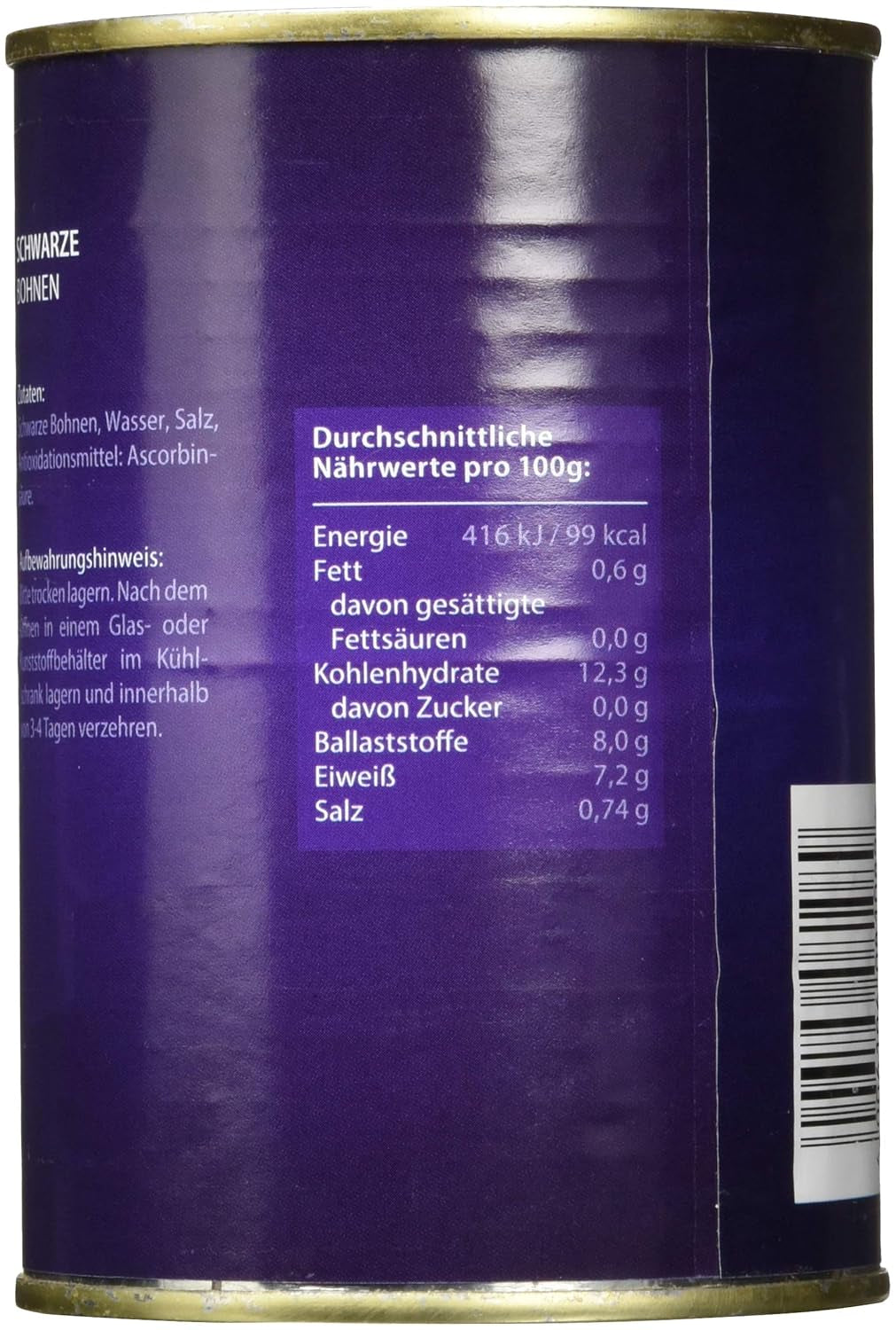 Frijoles negros, paquete de 12 (12 x 425 ml)