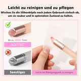 Aokitec 14 Piezas Herramientas de Silicona Pinceles para Gel Naillack UV, Pinceles de Gel Wiederwendbare para Naillack Cromo en Polvo para Uñas UV, Nail Art Zubehör para Efecto Espejo Ombre Blush, Nägel Selber Machen