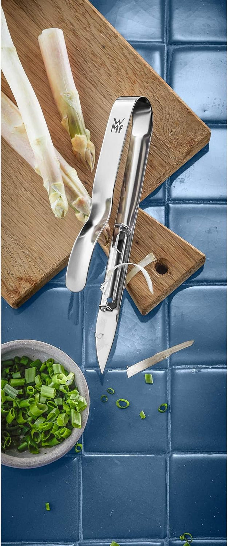 Pelador de espárragos WMF Gourmet 17 cm, acero inoxidable Pelador Cromargan Naty Shop