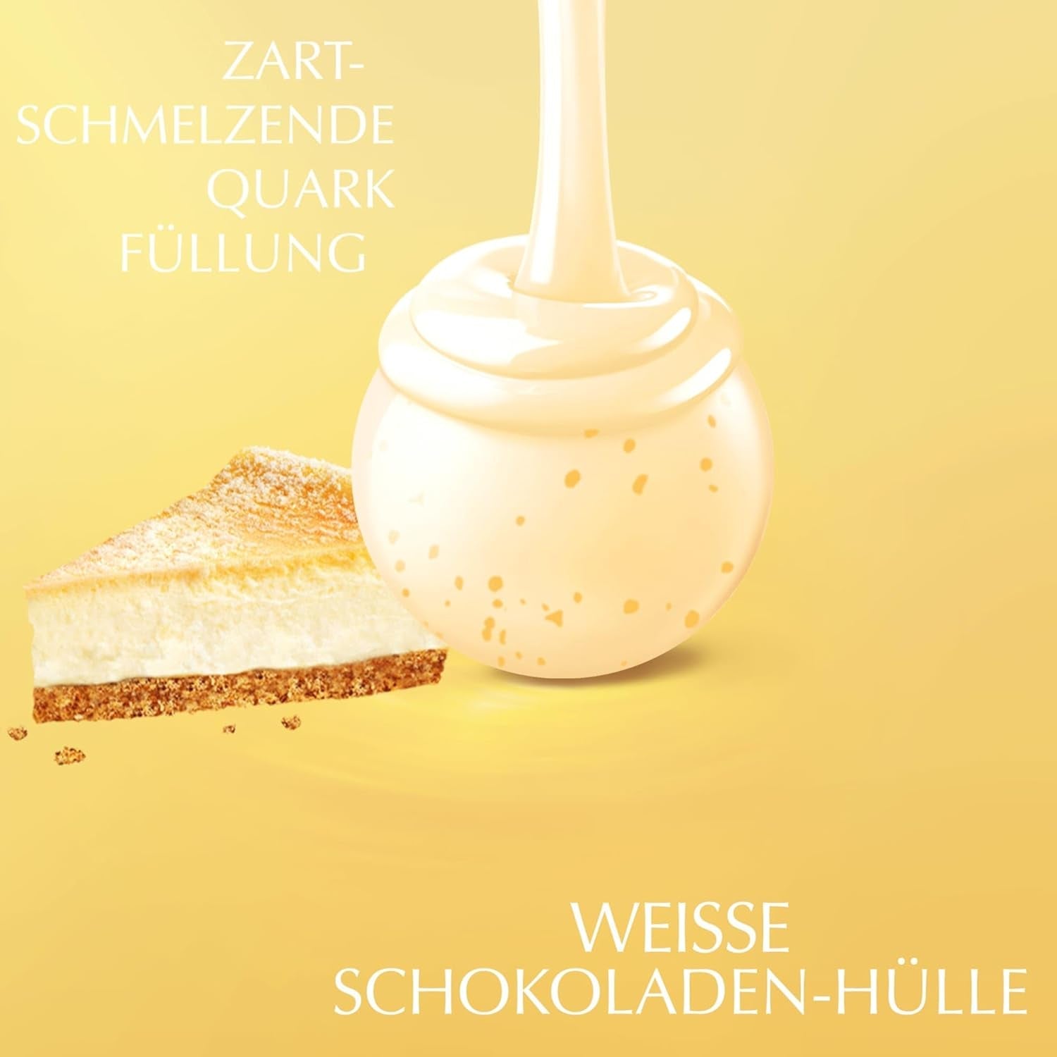 Chocolate Lindt | Bolsa de tarta de queso LINDOR | 1 kilogramo | 80 bolas de chocolate con leche blanco con relleno de tarta de queso que se derrite en la boca | Regalo de chocolate para compartir