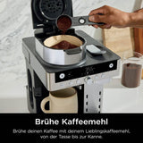 Ninja Prestige Cafetera de filtro 2 en 1 con cápsulas y espumador de leche integrado, para café con leche, café helado y flat white, negra CFN802EU