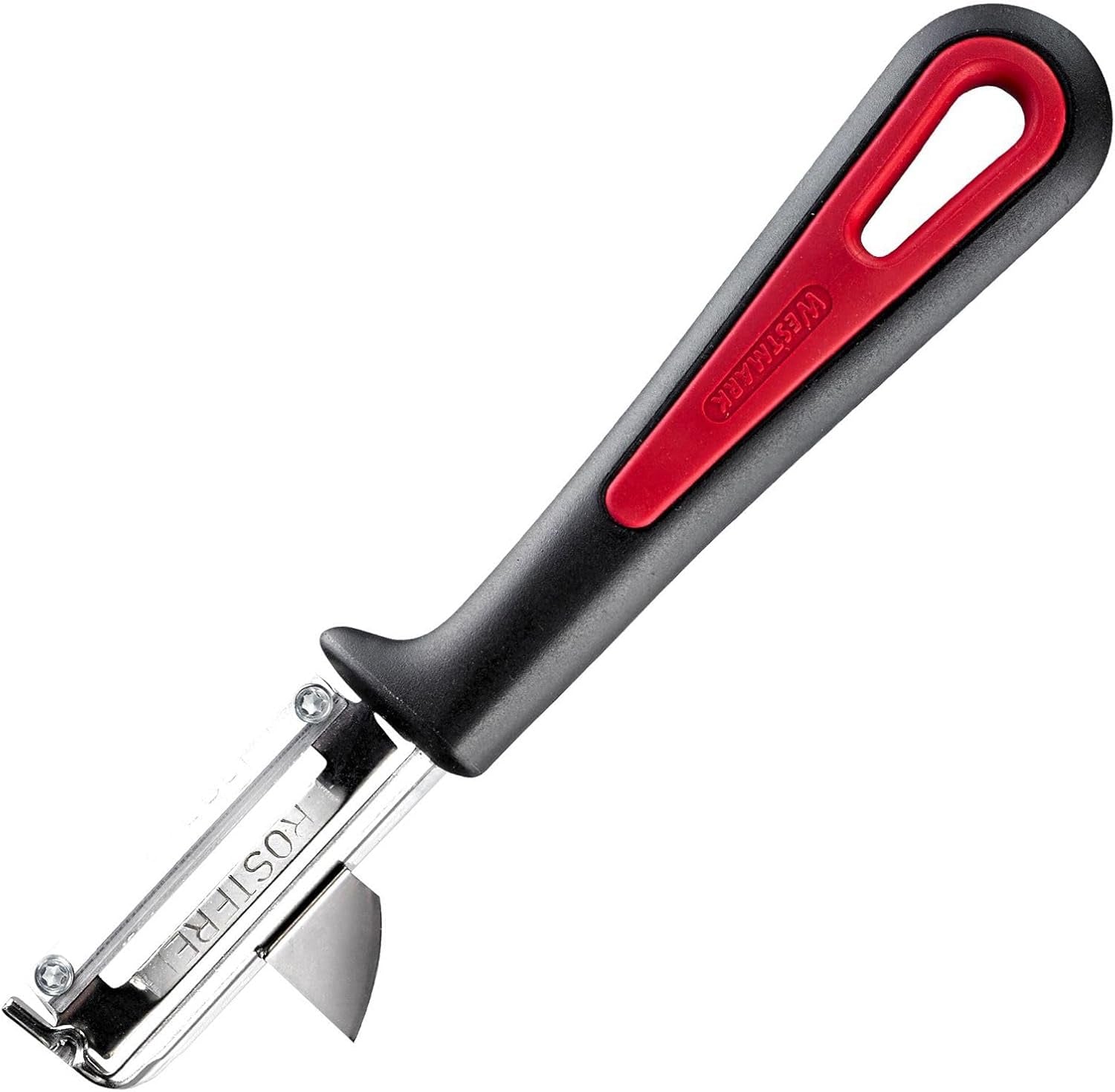 Westmark 29092270 sparschäler gallant, pp/tpe/edelstahl, schwarz / rojo, 16,5 x 3,7 x 2 cm pelador naty shop galant (para zurdos)