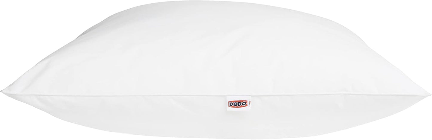DODO 64476 Cojín Calgary, Plumón/Piel de Ganso y Pato, 65 X 65 cm, Blanco Naty Shop Cojines Estándar