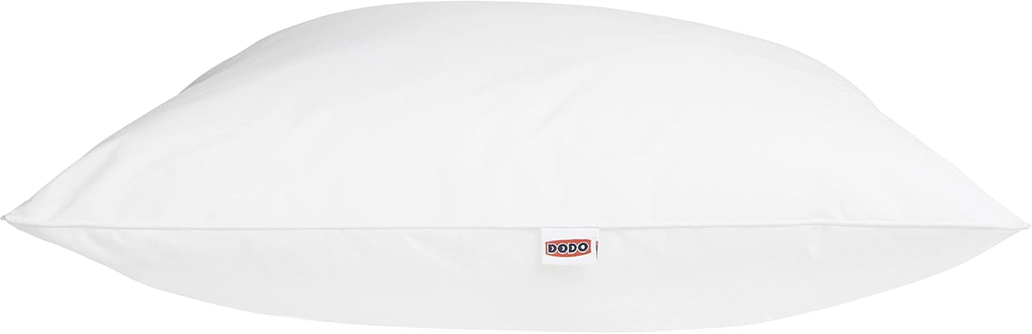 Almohada DODO Premium, 60 X 60 Cm, Confort Medio, Almohada Cloud De Douceur | A prueba de ácaros y esponjoso | Algodón Percal + Ribetes Lavable a máquina a 40 °C Almohadas estándar Naty Shop