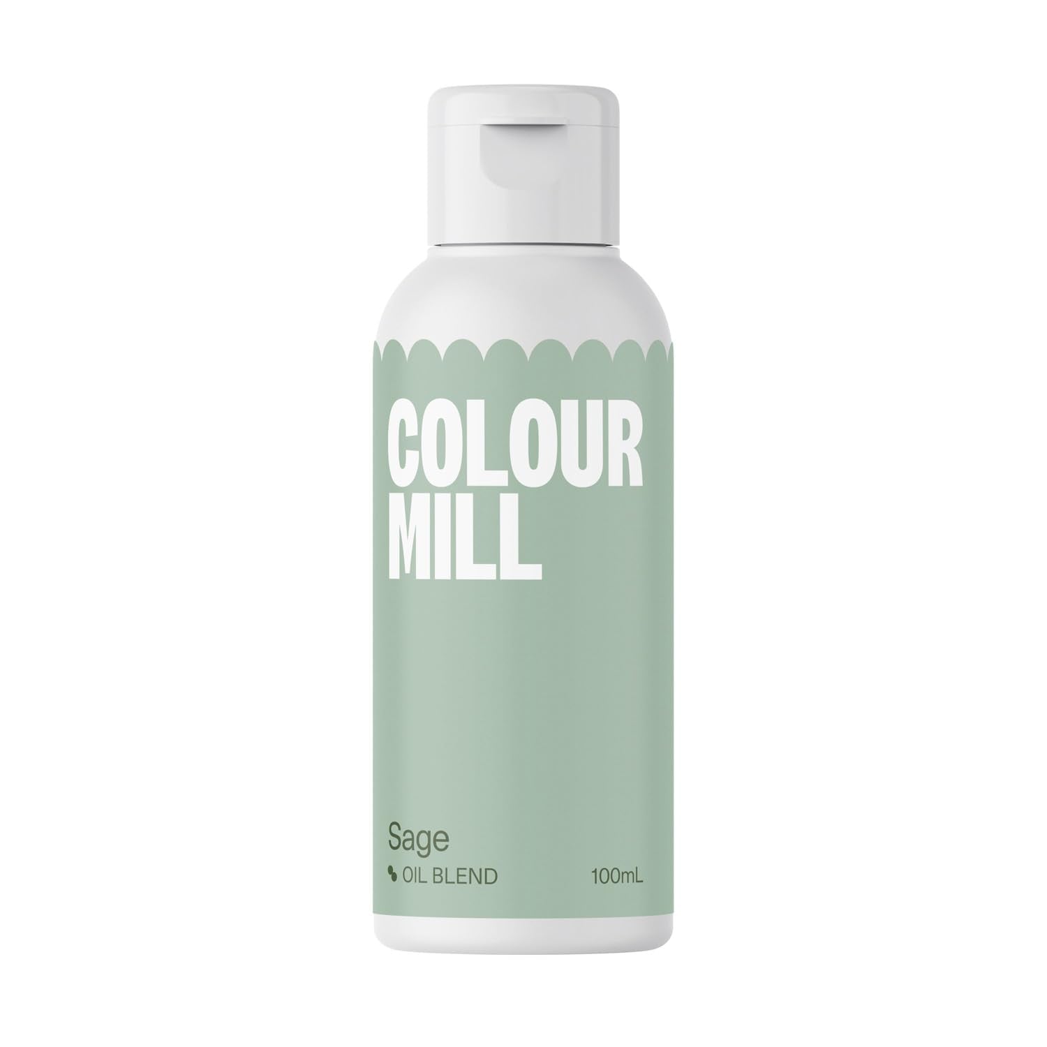 Color Mill colorante alimentario a base de aceite de salvia - Colorante alimentario para chocolate, fondant, muffins, pasteles, repostería, macarrones - Colorante alimentario para decorar tartas - 100 ml
