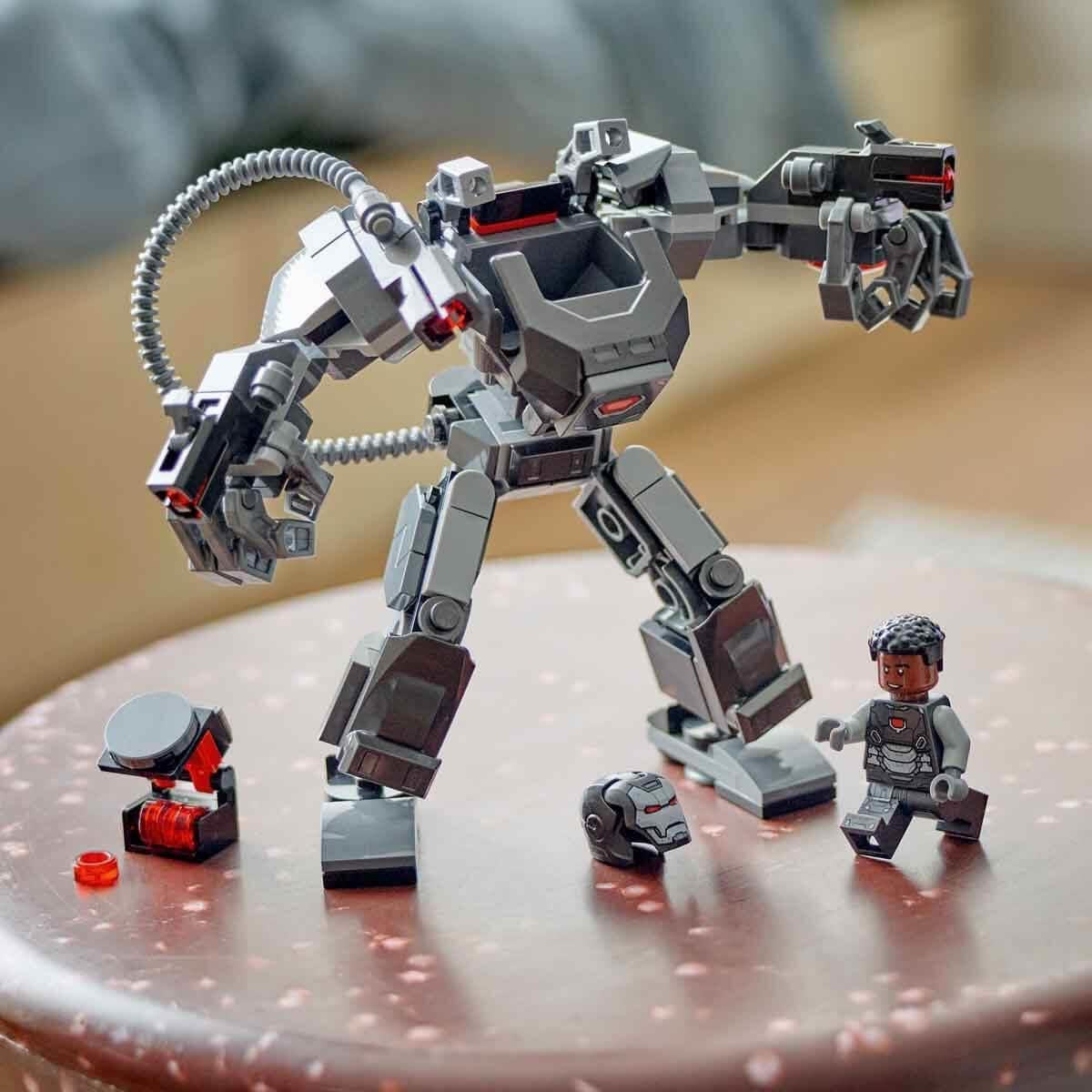 LEGO Marvel Máquina de Guerra Mech, Superhéroe de 3 disparos, juguete para construir para niños, figura de acción legendaria del MCU, regalo para niños y niñas de 6 años, 76277 Juegos de construcción Beuche den LEGO-Store