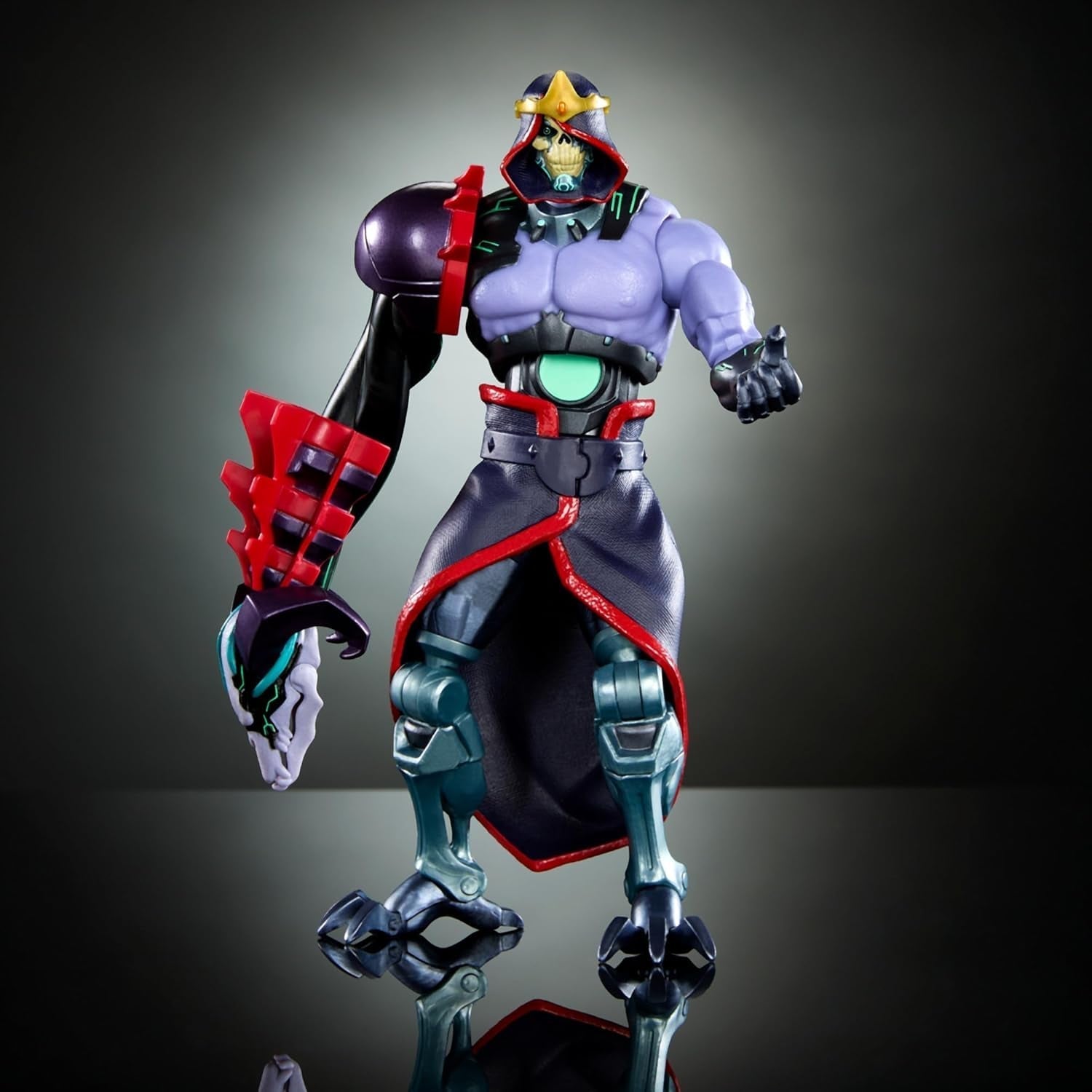 Masters of the Universe: Revolution Masterverse Skeletor Figura de acción Figura coleccionable con 30 puntos de movimiento y brazo robótico móvil Motu Toy HYC46 Figuras de acción Naty Shop