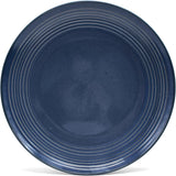 ECHTWERK "Alicia" Vajilla combinada vintage de 16 piezas, diseño moderno para 4 personas, elegante vajilla de gres azul oscuro con 4 platos, 4 guarniciones, 4 cuencos, 4 tazas de té