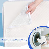 Almohada de cuña ajustable para niños, almohada de lectura de espuma de alta densidad para cama y sofá, almohada ergonómica para cabeza de cuña para apnea de reflujo del sueño, almohada para piernas/almohada de espalda para jugar y leer (blanco y gris)