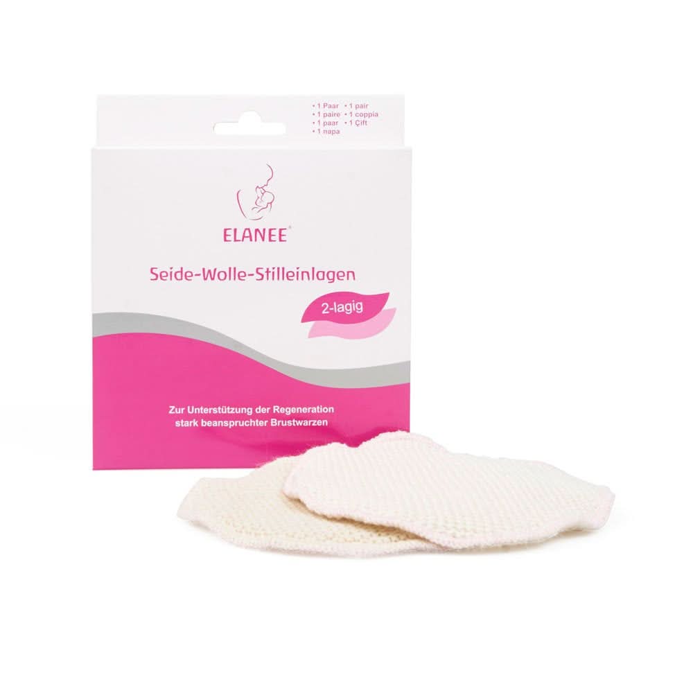 ELANEE Discos de lactancia de lana de seda (2 capas) - Discos de lactancia lavables a mano - Suaves para pezones muy usados Accesorios Alimentación y Lactancia Bebe Naty Shop 2 piezas (pack de 2)