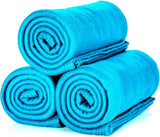 ALCLEAR 3 piezas mantas de lana Oeko Tex, color: antracita, tamaño grande 130X160 Cm, más de 200 G/M2, manta para sofá manta para sofá manta para sala de estar, manta de picnic manta para sofá Camas y mantas Beuche den ALCLEAR-Store Turquesa 3 piezas 130X160 Cm