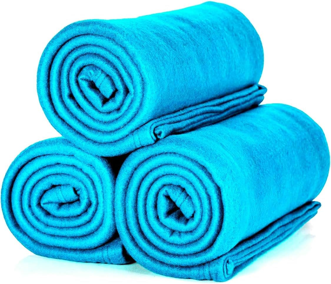 ALCLEAR 3 piezas mantas de lana Oeko Tex, color: antracita, tamaño grande 130X160 Cm, más de 200 G/M2, manta para sofá manta para sofá manta para sala de estar, manta de picnic manta para sofá Camas y mantas Beuche den ALCLEAR-Store Turquesa 3 piezas 130X160 Cm