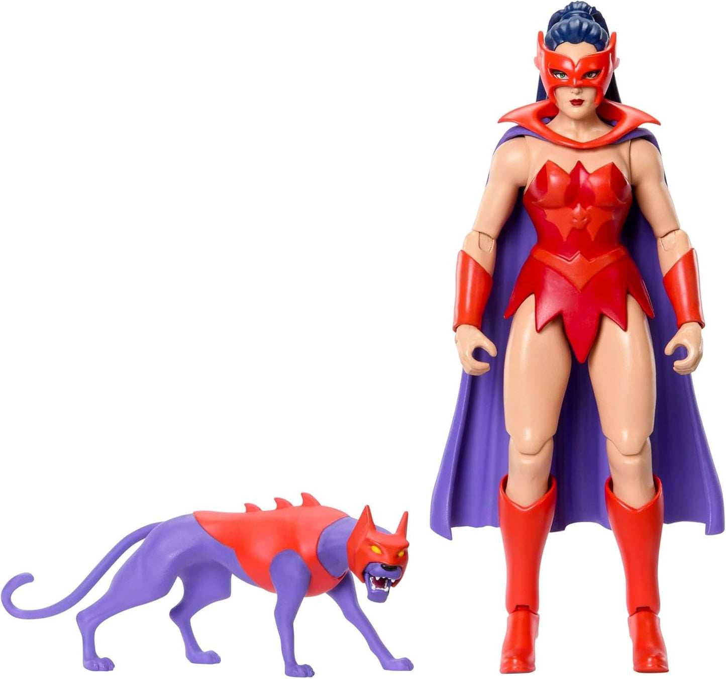 Figura de acción de Masters of the Universe Origins, Catra, de la colección Cartoon, aprox. 14 cm de alto Serie de TV de los años 80 Heroína Princesa del poder Diseño detallado y accesorio para gatos Figuras de acción JBM84 Naty Shop Título predeterminado