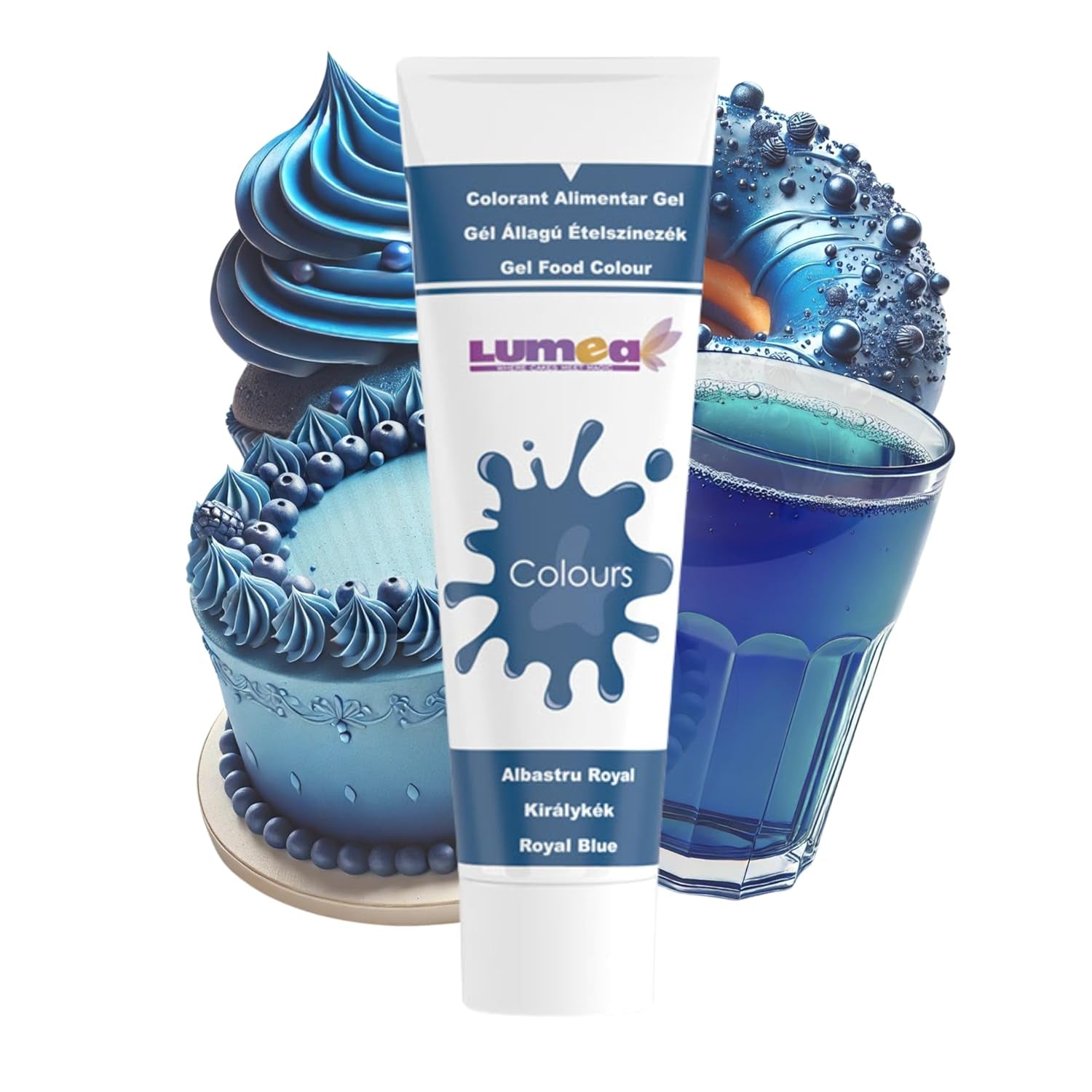 Dekozauber 24 Colorante alimentario rojo, gel, 30 g, vegano, sin azúcar, altamente concentrado, colorante alimentario rojo para fondant, crema de mantequilla, bebidas y más