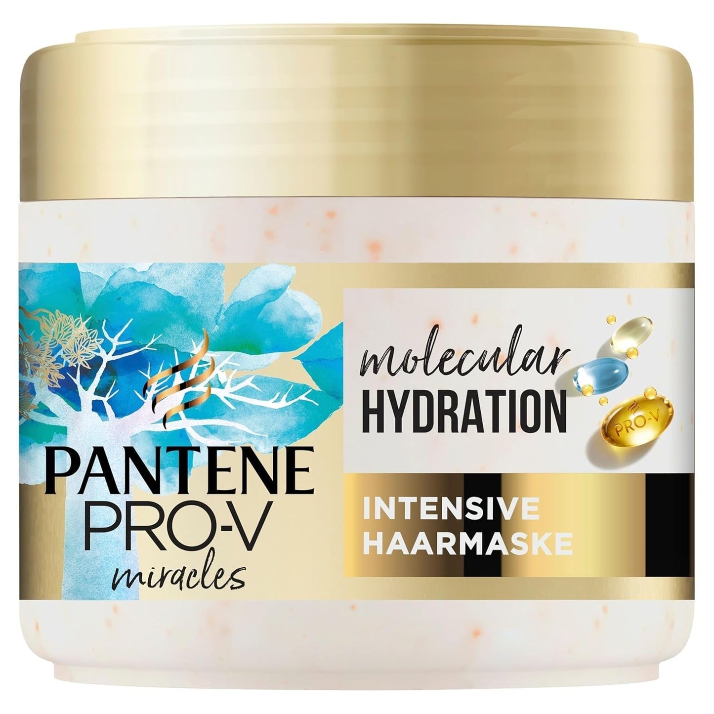 Pantene Pro-V Mascarilla capilar intensiva Hidratación Profunda con biotina 300ml. Pro-V Miracles cuidado intensivo para cabello seco. Cabello más suave después de la primera aplicación. Apto para uso diario Naty Shop Hair Mask Título predeterminado