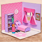 Baker Ross FN255 Mini kit de casa de muñecas de madera - Kit de casa de muñecas de 1 pieza para niños Kit de manualidades DIY
