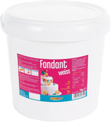 DECOCINO fondant blanco - paquete económico de 7 kilogramos - ideal para decorar tartas, tartas, cake pops - vegano y sin lactosa Naty Shop Pasta de Azúcar 7 Kg
