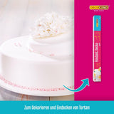 Manta de fondant enrollada blanca DECOCINO - 300g - manta de fondant lista para usar para cubrir y decorar tartas y cupcakes - sin gluten y vegana (pack de 2) Naty Shop Sugarpaste