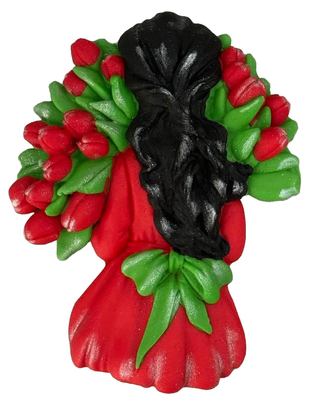 Decoración de azúcar comestible, Bella Dama Decoraciones de Pasta de Azúcar Nati Shop