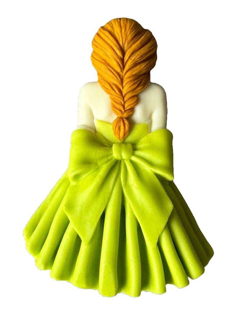Decoración de azúcar comestible, Bella Dama Decoraciones de Pasta de Azúcar Nati Shop