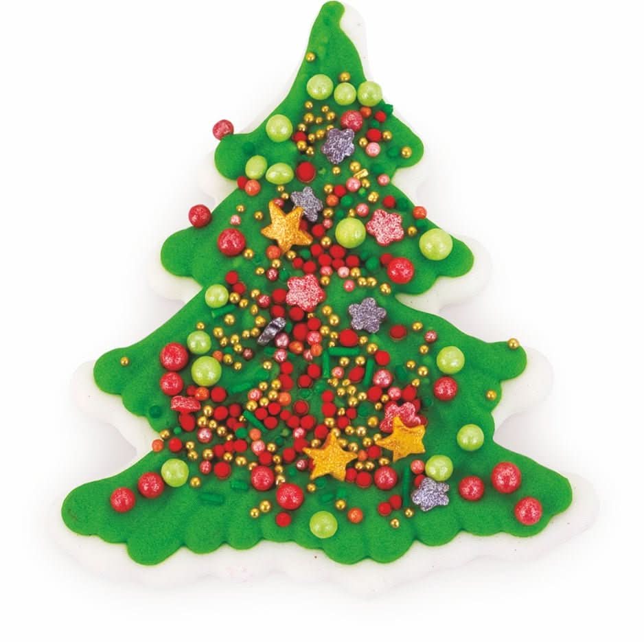 Decoración de azúcar comestible, árbol de Navidad Nati Shop