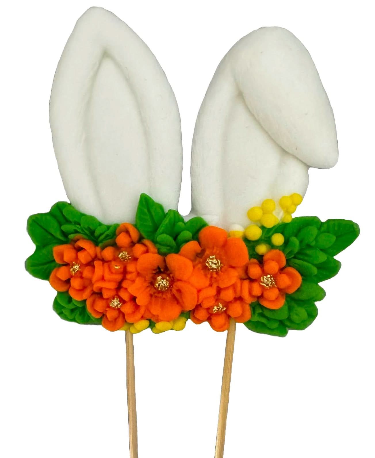 Decoración de azúcar comestible, Decoraciones de conejitos de Sugar Paste Nati Shop