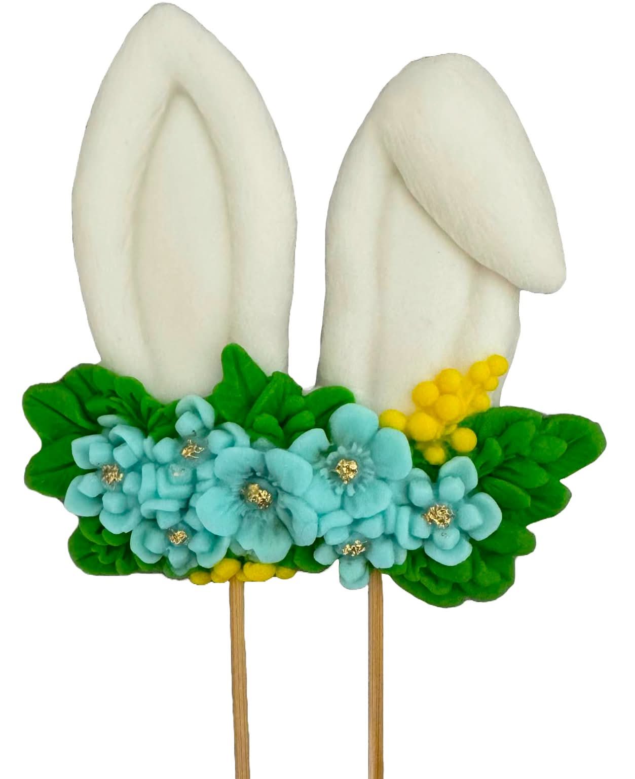 Decoración de azúcar comestible, Decoraciones de conejitos de Sugar Paste Nati Shop