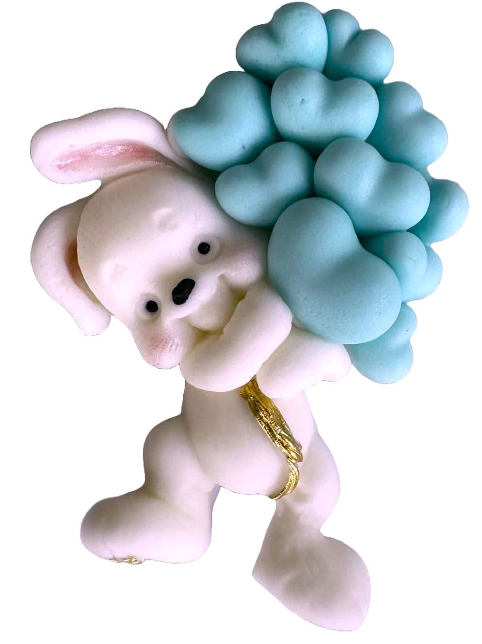 Decoración de azúcar comestible, Decoraciones de conejitos de Sugar Paste Nati Shop
