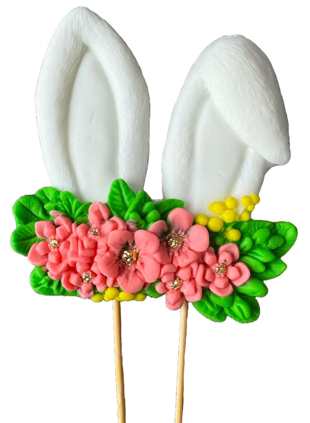 Decoración de azúcar comestible, Decoraciones de conejitos de Sugar Paste Nati Shop