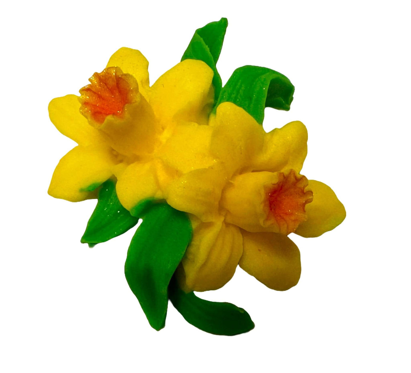 Decoración de azúcar comestible, Narcisos amarillos Decoraciones de Sugar Paste Nati Shop