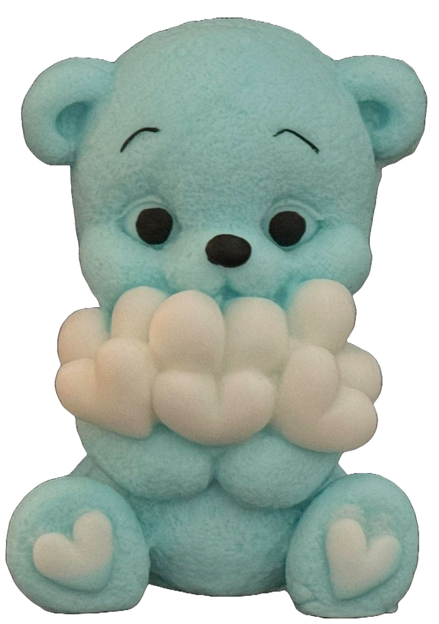 Decoración de azúcar comestible, Oso con corazones Decoraciones de pasta de azúcar Nati Shop